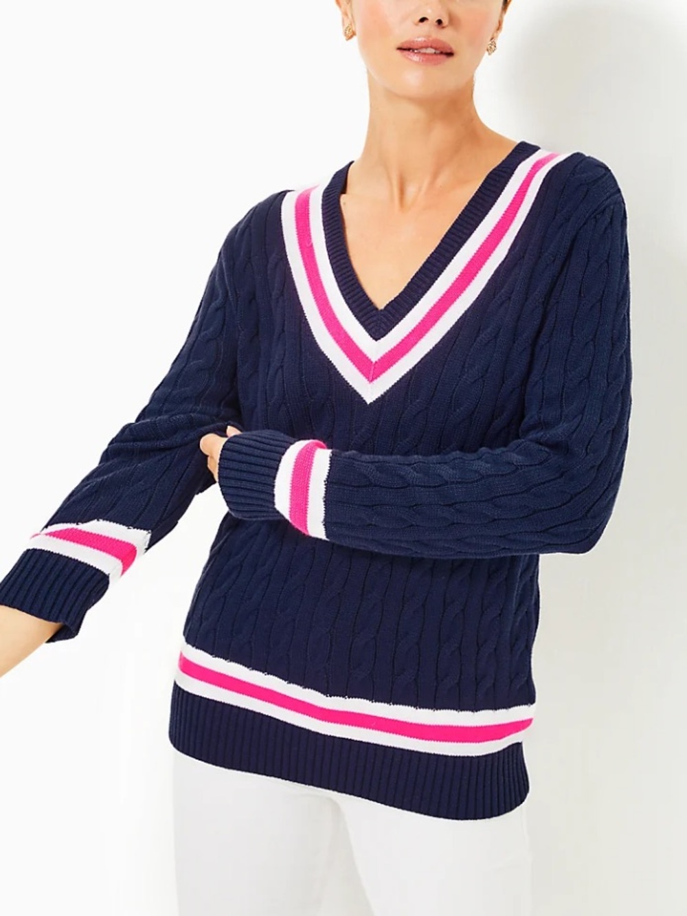 Lilly Pulitzer Brockton Cable Knit Sweater